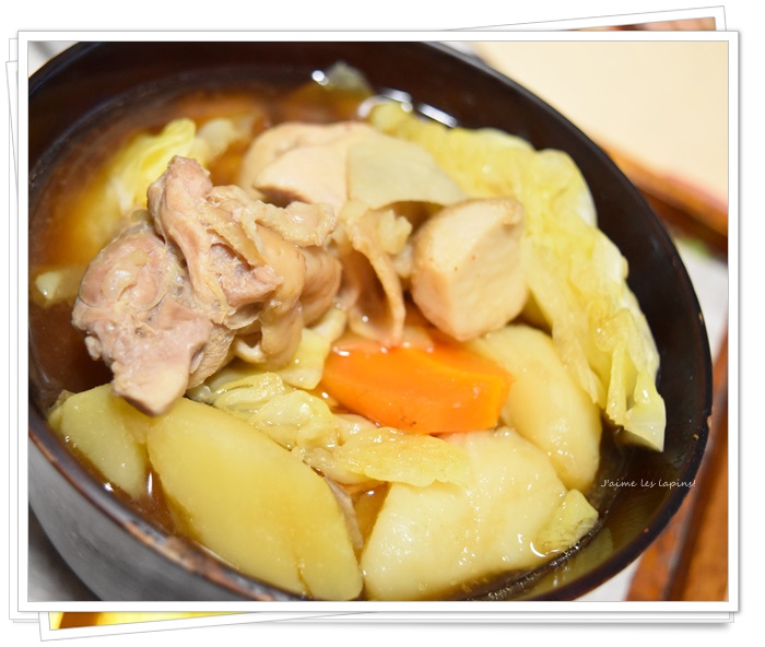 秋山牧園野菜と鶏肉のスープ