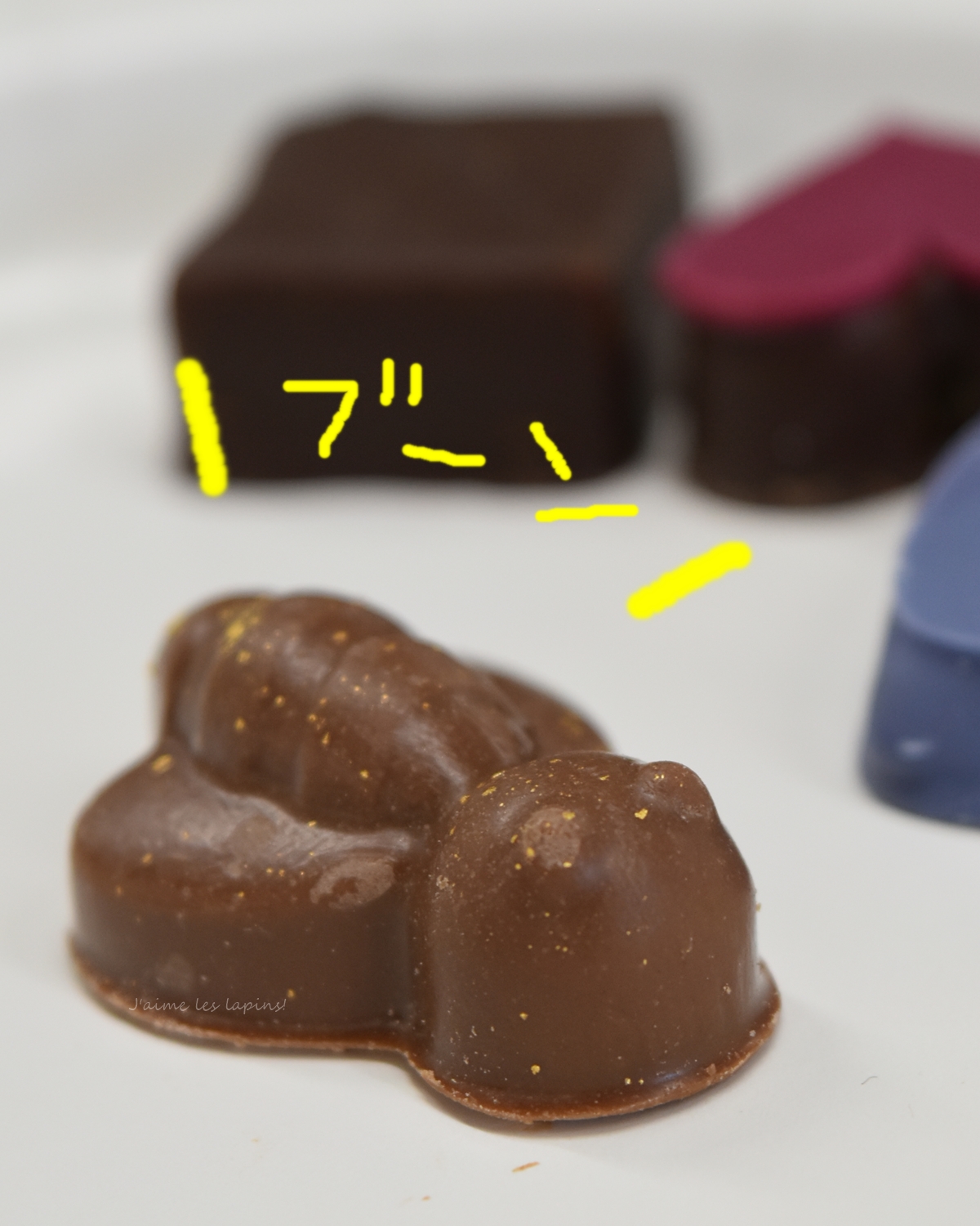 フェリシモ「幸せのチョコレート」試食はちみつチョコレートアップ