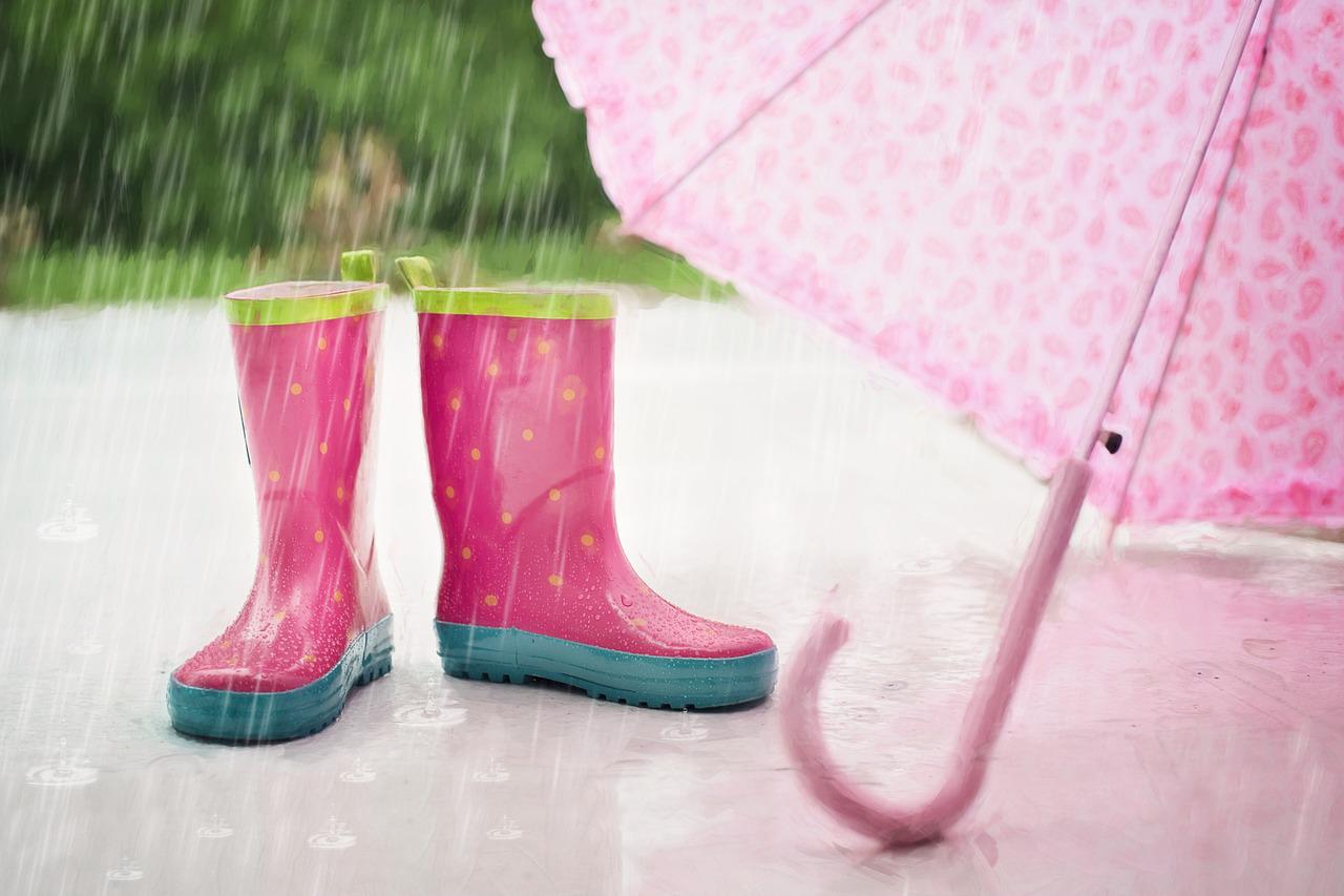 雨と長靴と傘